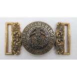 Duke of Cambridge's Own Officer's Belt Buckle gilt circlet inscribed ""The Duke of Cambridge's Own""