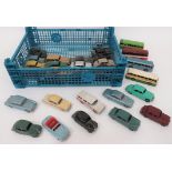 Collection of Vintage Dinky Toys Cars and Buses including Austin A105 ... Austin Atlantic ... Humber