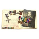 WW2 RAF Pathfinder Squadron DFC Medal Group, Log Books etc. .A fine DFC medal group awarded to