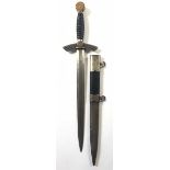 German Third Reich Luftwaffe 1st pattern Officer dagger by Robert Klaas .This example with twist