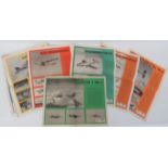 22 Post War Royal Air Force Aircraft Identification Posters coloured posters with a variety of