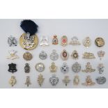 Post 1953 and Anodised Cap Badges including gilt and enamel Yorkshire ... Anodised SWB ... Anodised,