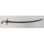 1831 Pattern General Officer's Sword 31 inch, single edged, slightly curved blade.  Traces of etched