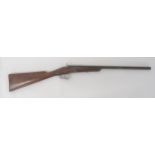Deactivated "Flobert" Saloon Rifle .22, 21 1/2 inch, octagonal barrel with simple open sights.