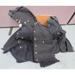 Various Officer Undress Tunics pre WW2 blue serge frock for King’s Liverpool Regiment.  Plain