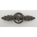 Third Reich Transport and Glider Operational Flying Clasp oak leaf wings with laurel wreath and