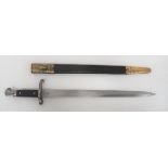 P1887 MK3 Martini Henry Sword Bayonet 18 1/4 inch, single edged blade with sharpened back edge