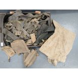 Quantity of Various Webbing  including 1944 pattern, shoulder braces ... SMG slings ... L straps ...