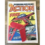 ACTION comic 1st series - Controversial weekly British children's anthology comic (1976-1977 IPC