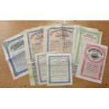 Columbia Valley Irrigated Fruit Lands Limited - share certificate / bonds, most coupons attaches,