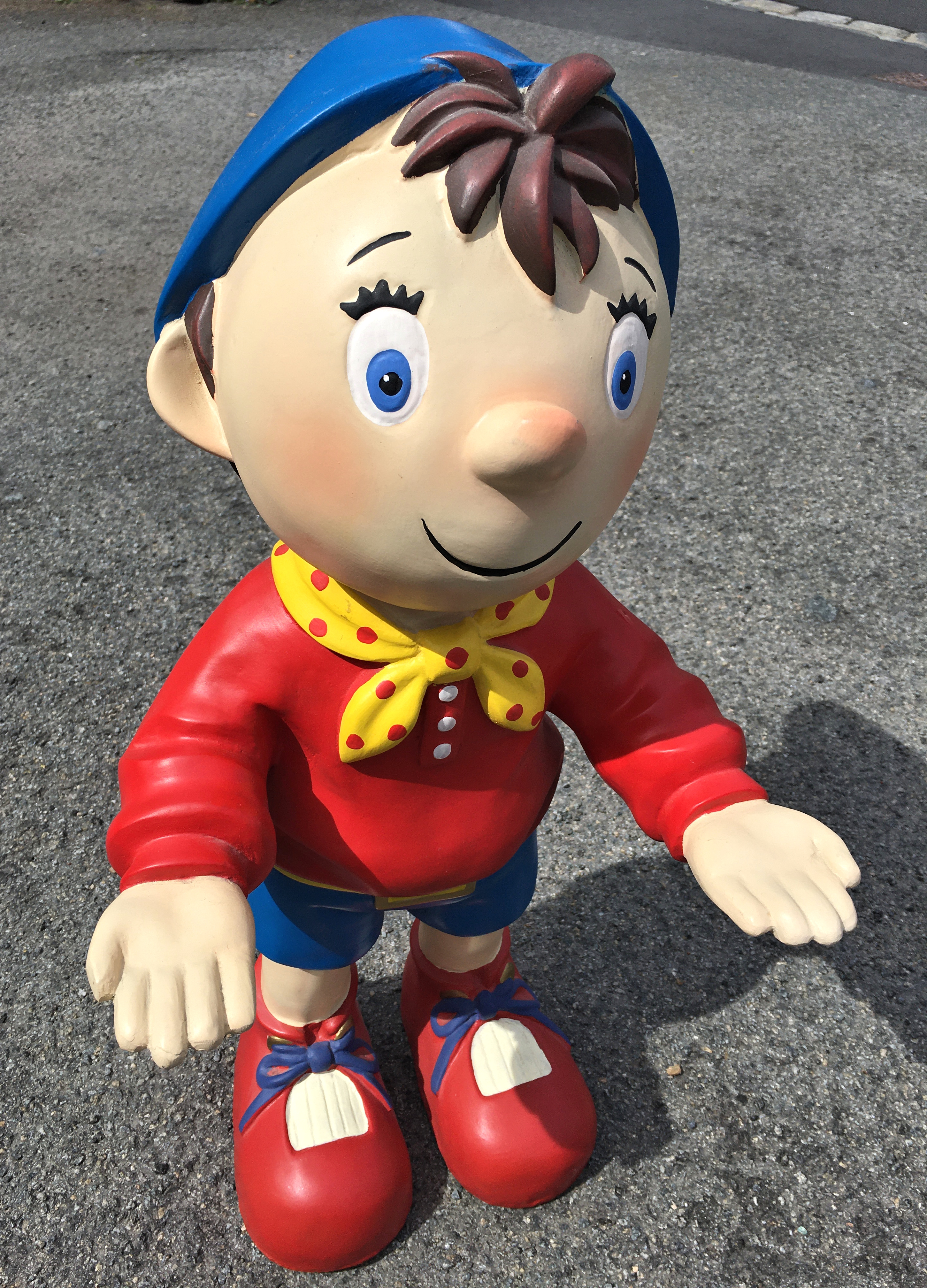 A vintage Noddy shop display figure, in fibreglass, standing 24in. (61cm.) high.