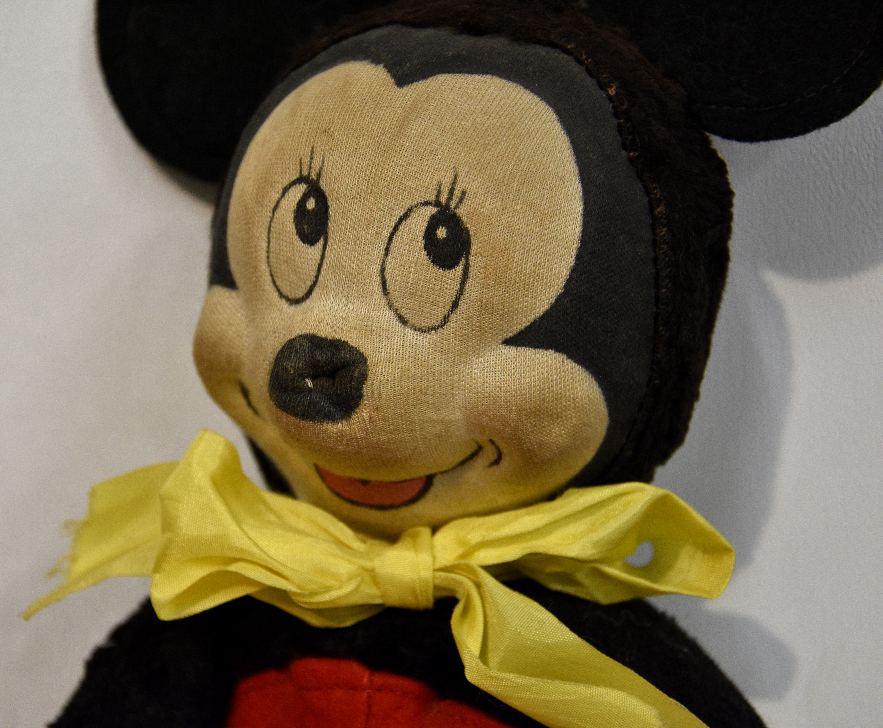 A Merrythought Disney Mickey Mouse, c.1939, England, bearing original label on foot, together with a - Image 10 of 16