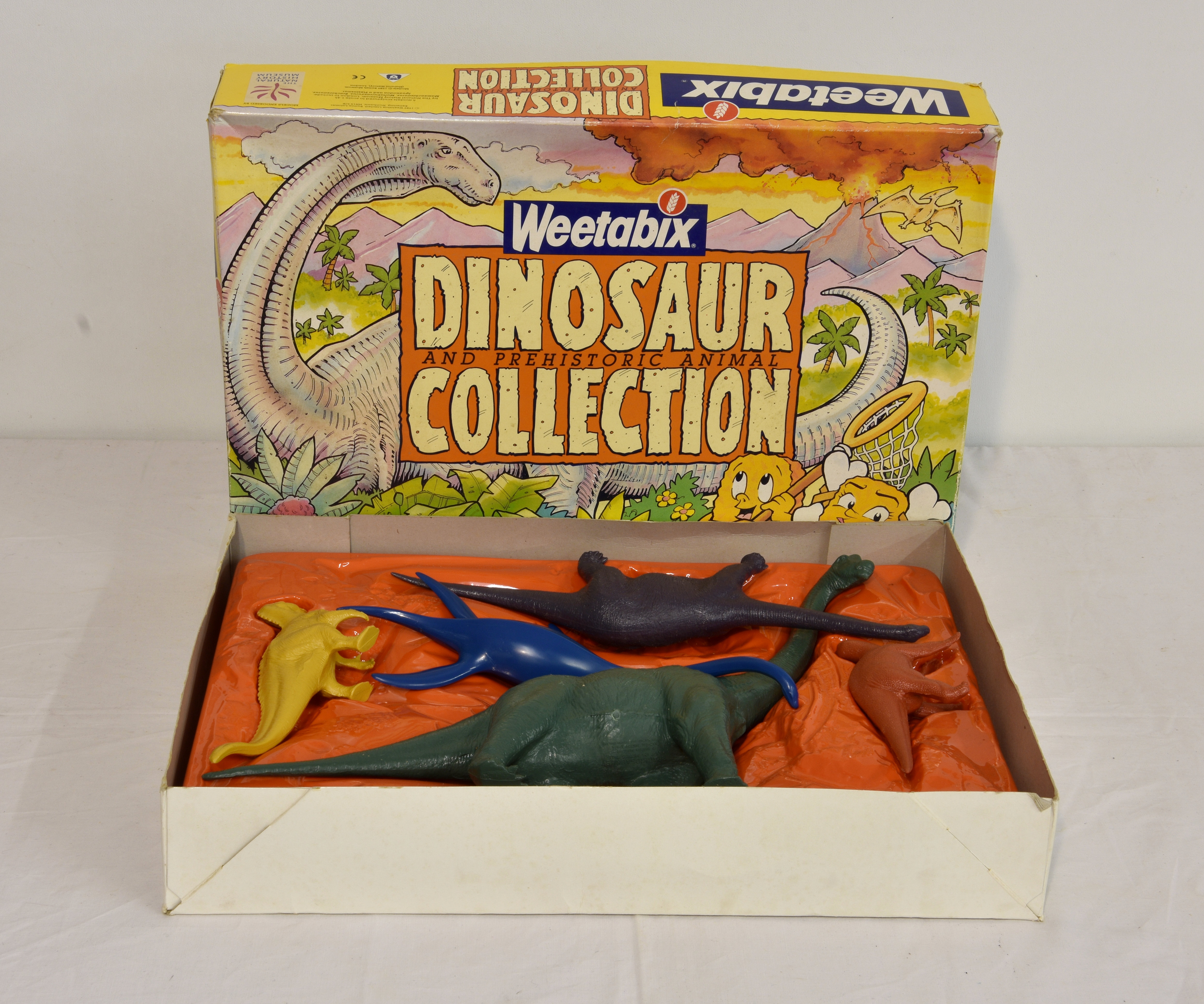 Weetabix Dinosaur and Prehistoric Animal collection, 1989, in original box.