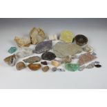 NATURAL HISTORY - A collection of various mineral specimens - fossils etc.
