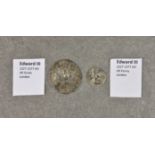 Numismatics - British coins: Edward III (1327-77) silver Groat - London mint, together with a Silver