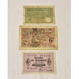 BRITISH BANKNOTES - States of Guernsey - German Occupation sixpence, dated 1st January, 1943,