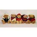 Five Harrods Teddy Bears, comprising of 2001; 2002; 2003; 2004; 2005. (5)