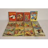 A collection of assorted vintage children's annuals, comprising of four Girls' Crystal 1957, 2x