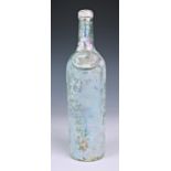 A Marie Brizard & Roger Bordeaux wine bottle, c.1884, iridescent, relic condition.
