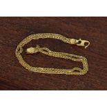 A 22ct yellow gold chain (a/f)