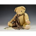 A modern House of Nisbet 'Witney Deli' pale golden plush replica limited edition teddy bear, 0309/