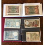 Worldwide Banknotes - Large collection of various banknotes, comprising of French; German; Brazil;