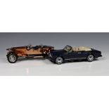 Franklin Mint precision model - 1:24 scale 1921 Rolls Royce "Silver Ghost" - with a copper