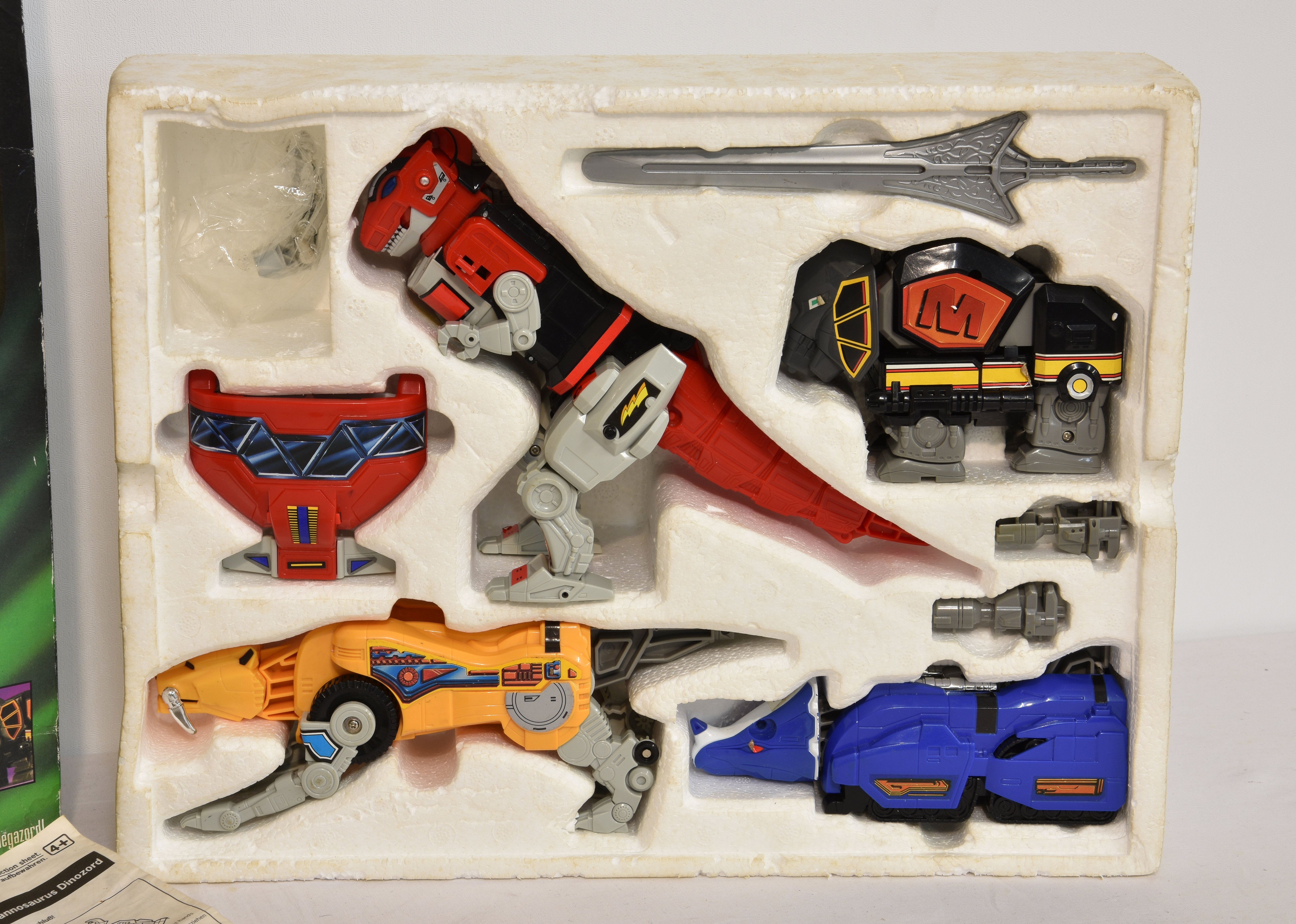 An original boxed vintage 1990s Bandai Power Rangers action figure playsets 2260 Deluxe Megazord, - Image 2 of 3