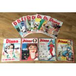School Friend comics - Silver Age (c.1961 Fleetway Publications Ltd) weekly (21) and Diana Comics (