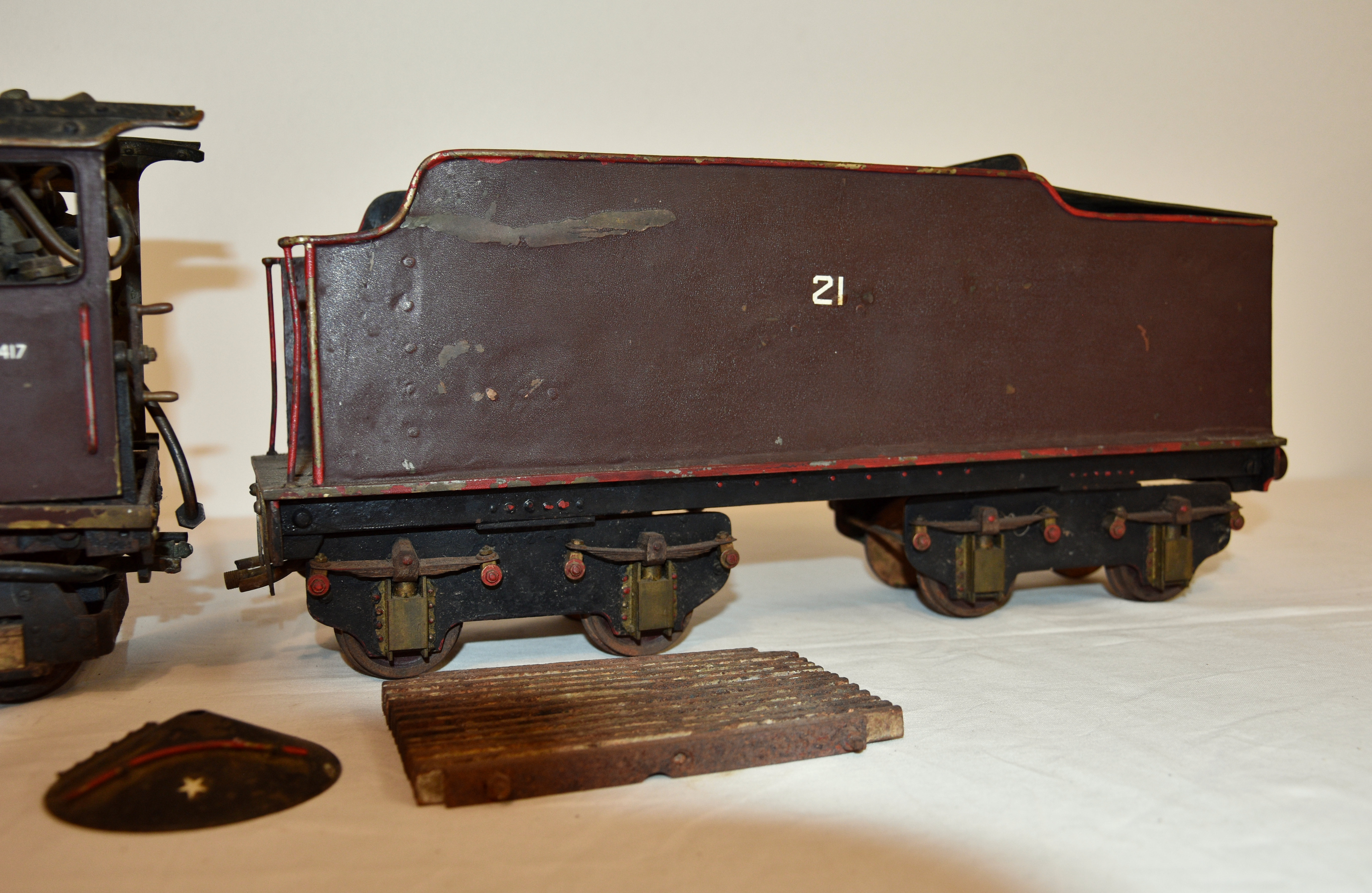 A scratch built 2½in. gauge live steam 4-6-4 locomotive and tender, possibly an A1 Pacific Class - Image 5 of 11