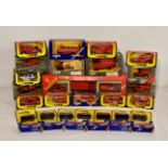 A large collection of vintage 1980s Corgi " Royal Mail " boxed diecast vehicles, comprising of C22