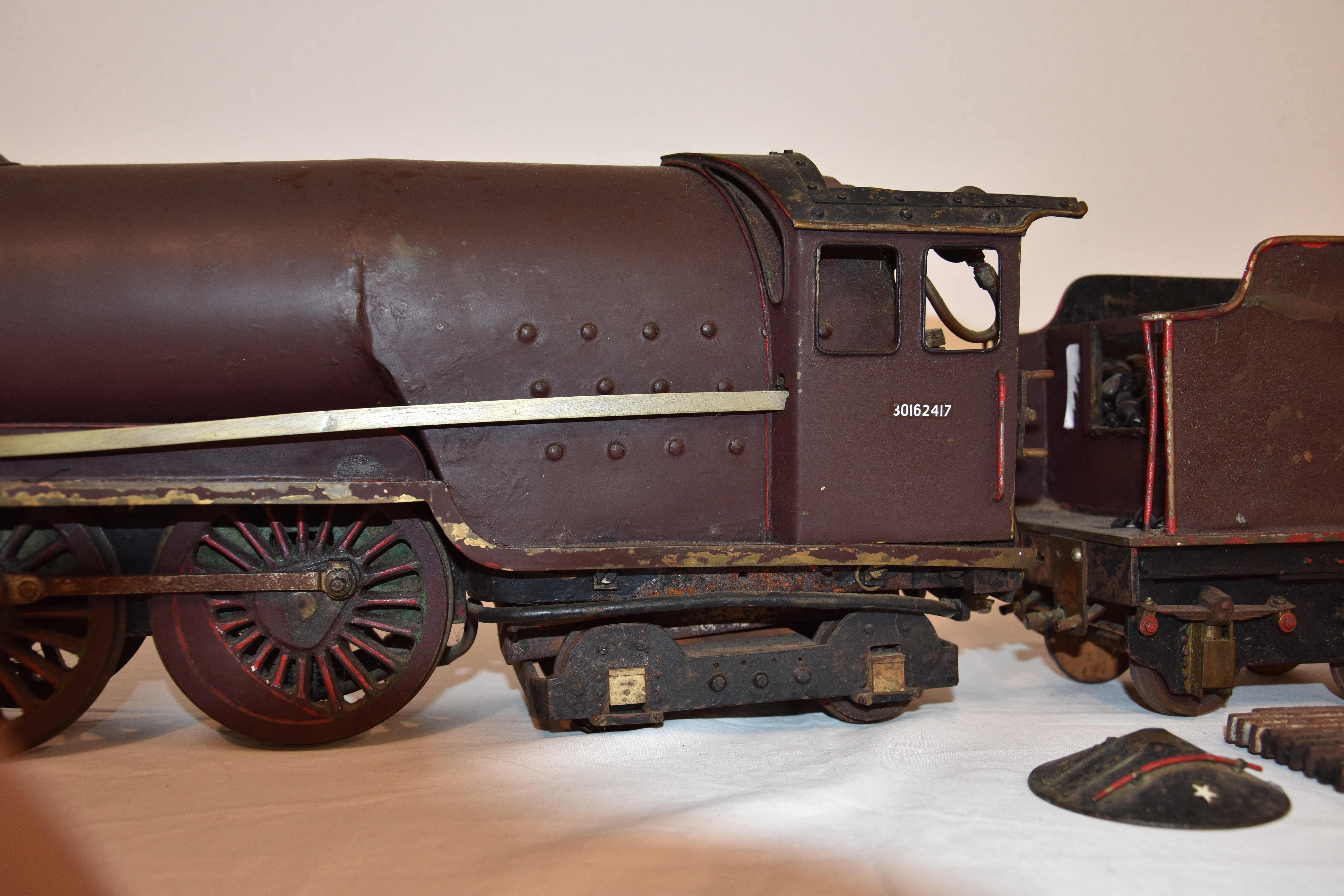 A scratch built 2½in. gauge live steam 4-6-4 locomotive and tender, possibly an A1 Pacific Class - Image 4 of 11