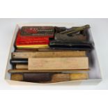 A large collection of various vintage boxwood rules - Mathematical instruments etc,