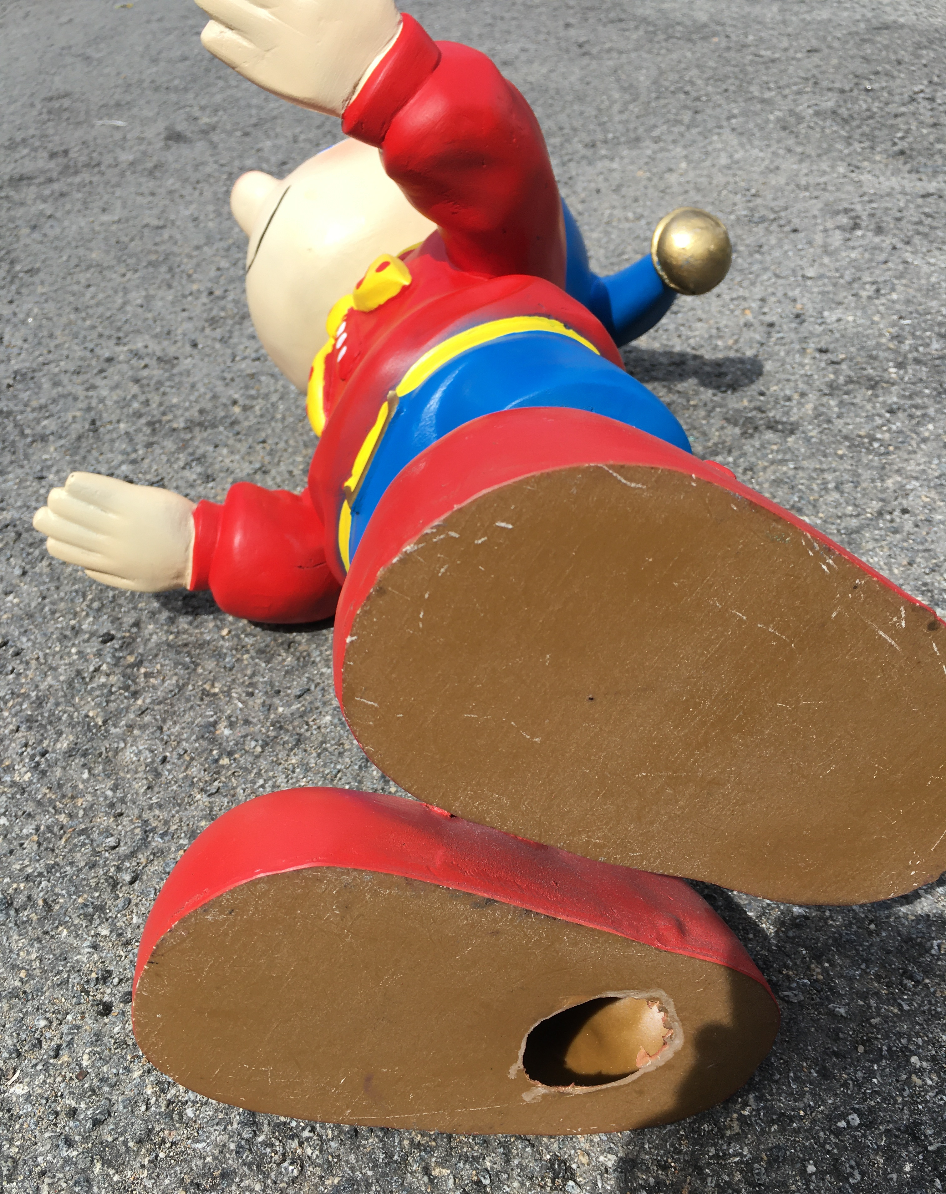 A vintage Noddy shop display figure, in fibreglass, standing 24in. (61cm.) high. - Image 3 of 5