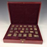 The Empire Collection of twenty-five silver gilt stamps, by Hallmark Replicas Limited, gross