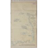 A collection of Channel Islands & other sea charts, to include S.W. Approaches to St. Helier;