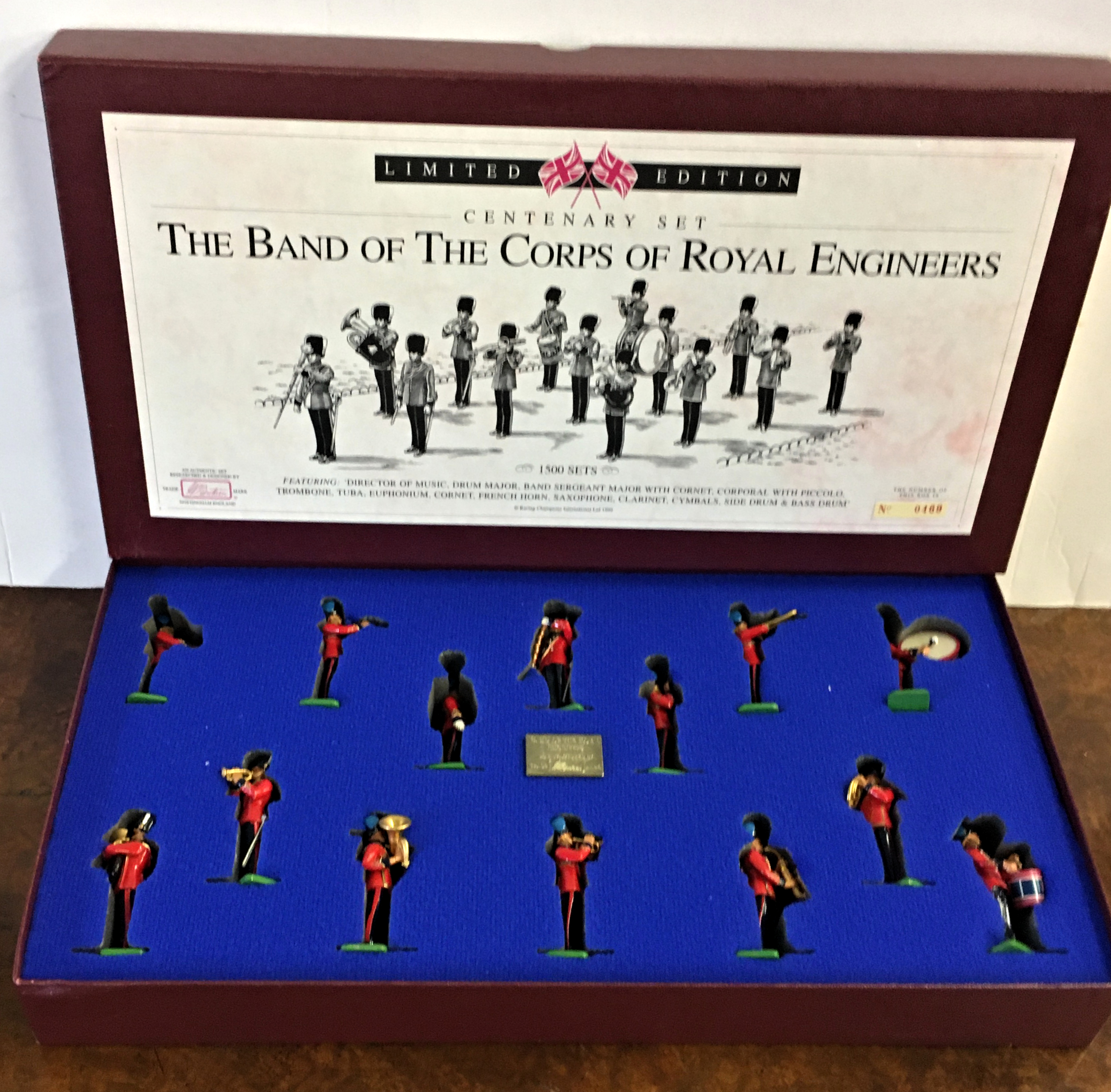 Britains Soldiers - Modern release limited edition boxed Centenary set - The Band of the Corps of
