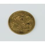 A George V 1912 half gold sovereign