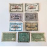 BRITISH BANKNOTES - THE STATES OF GUERNSEY - German Occupation, six (6) x German Occupation