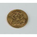 A George V 1912 full gold sovereign