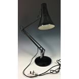 A vintage black painted Anglepoise lamp