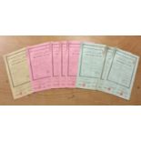 The Famatina Company Limited - share certificates (7), scrip certificates - one x £50; four x £