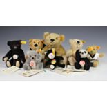 Steiff Bears - A collection, All with original tags and buttons, comprising og Classic Bear No.