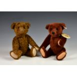 Two Steiff Teddy Bears - Modern replica bears, to include a Margarete Musuem Bear, fully jointed