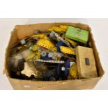 A large quantity of various playworn Meccano. (a/f)