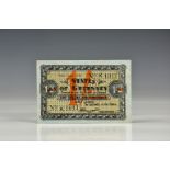 BRITISH BANKNOTE - States of Guernsey - German Occupation, One Shilling overprint in orange on One