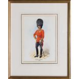 Richard Simkin (British, 1840-1926), 'Scots Guards. 1913' watercolour with bodycolour and gum