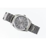 A gents stainless steel Rolex Oyster Perpetual Air King automatic wrist watch 2012, ref. 114200, no.