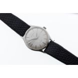 A Jaeger LeCoultre Automatic stainless steel gentleman's wrist watch, 1960s, the signed 22mm.
