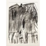 Dennis Creffield (British, 1931-2018), Winchester Cathedral charcoal on paper, unsigned 32½ x